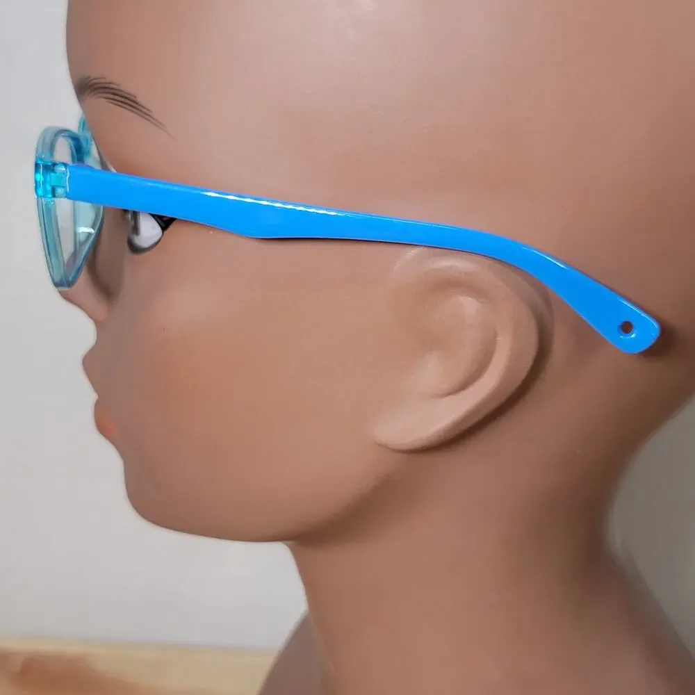 Ahxll Kids Blue Light Blocking Glasses w/ Flex Frame & Blue Light Tester